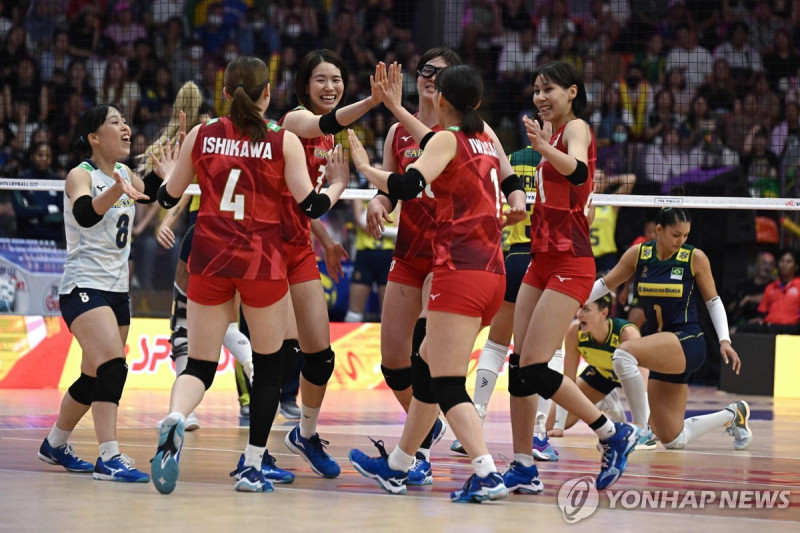 일본 여자배구 국가대표 선수단