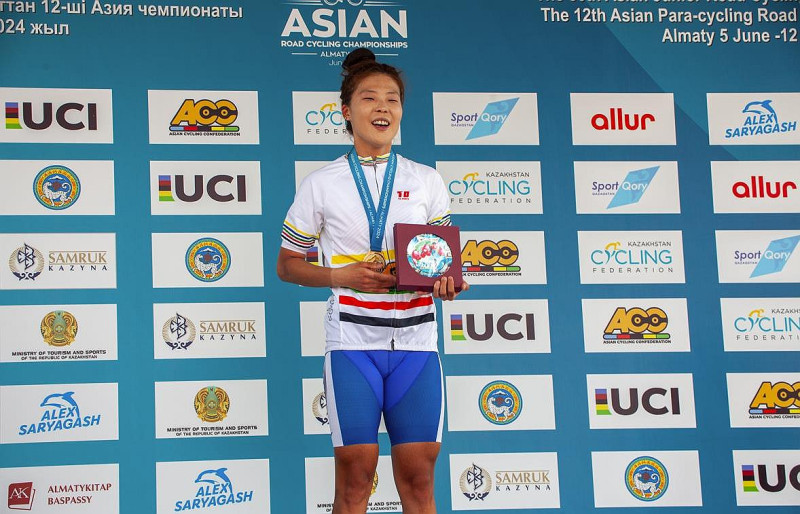 송민지, 아시아 도로사이클선수권 우승…파리 올림픽 출전