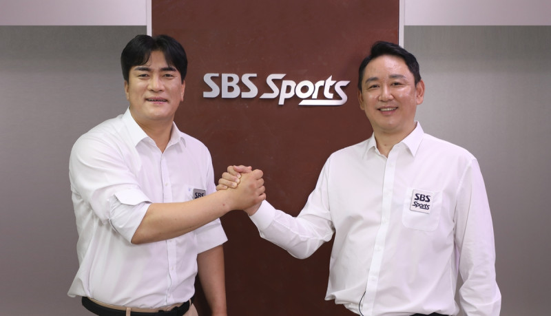 SBS스포츠 해설위원 차상현(왼쪽)과 최태웅